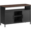 Sideboard verbindet verstellbare Ablagen und Hoehenverstellung