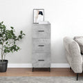 Sideboard aus Samt und Holzwerkstoff mit einem Metallgestell