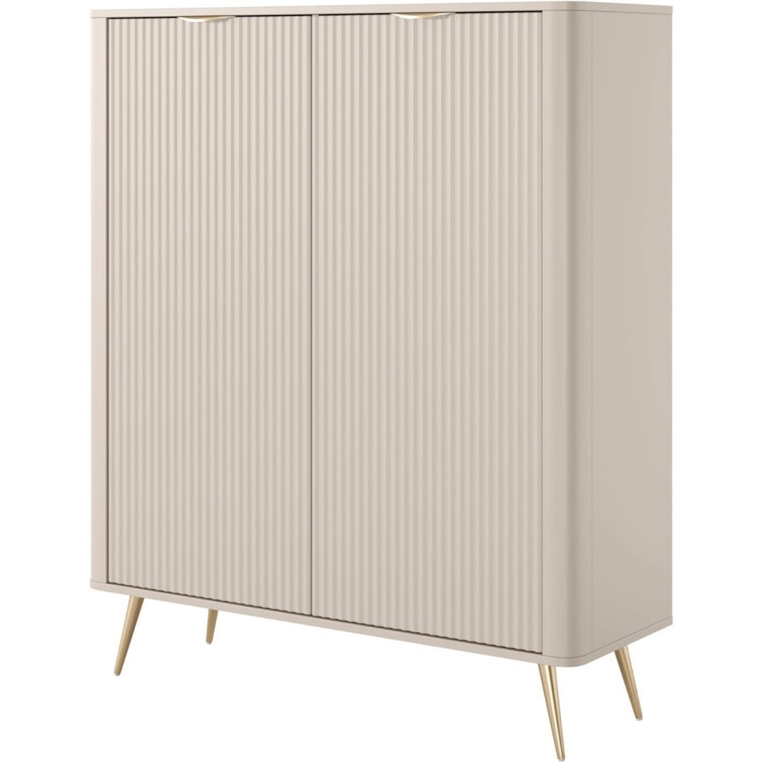Sideboard mit gerundeten Konturen und 2 Tueren