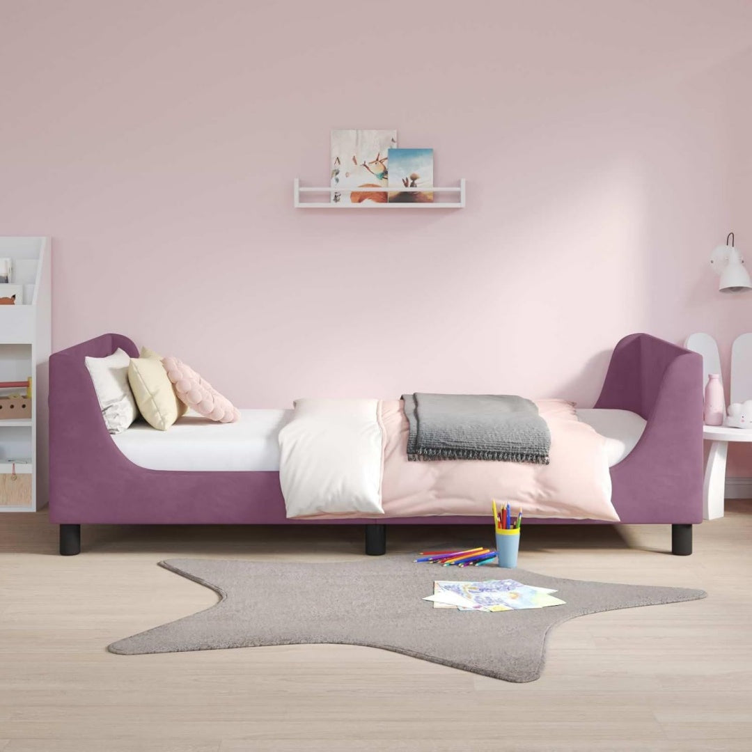 Bettgestell in Violett