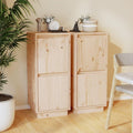 Sideboard mit den Massen 31.5 x 34 x 75 cm in Naturbraun