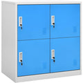 Sideboard in Hellgrau und Blau