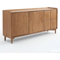 Gerundete Konturen an dem Sideboard