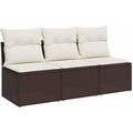 Sofa aus Rattan mit weichen Polstern