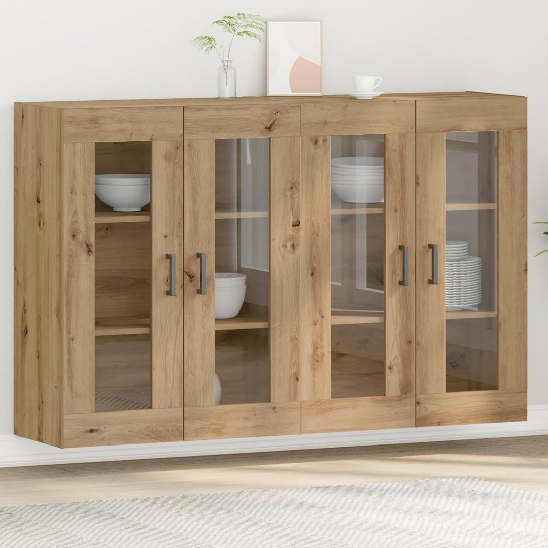 Glastueren an dem Sideboard mit den Massen 69.5 x 34 x 90 cm