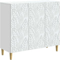 Das Sideboard misst 89 x 34.5 x 80 cm in Weiss